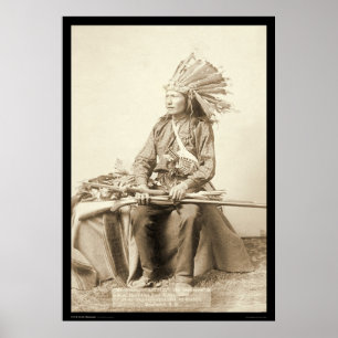 Pôster Pouco, vestindo a mantilha no joelho ferido SD