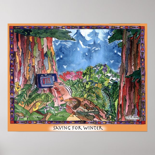 Pôster Poupança Para O Inverno (Frente)