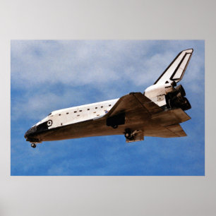 Pôster Pouso do Ônibus Espacial da NASA Atlantis STS-30