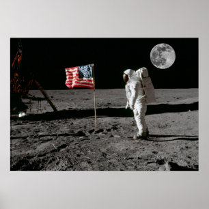 Poster Pouso na Lua ou será que é?