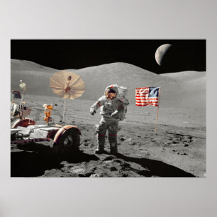 Poster Pouso na Lua ou será que é?