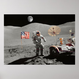 Poster Pouso na Lua ou será que é?