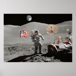 Poster Pouso na Lua ou será que é?