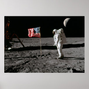Poster Pouso na Lua ou será que é?