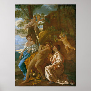 Poster Poussin - A Inspiração Do Poeta