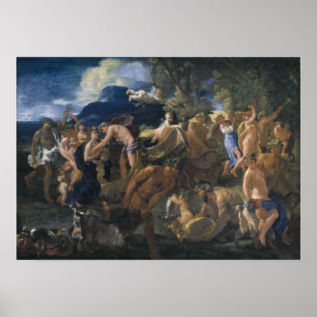 Poster Poussin - Bacanal (Frente)
