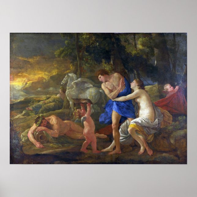Poster Poussin - Cephalus E Aurora (Frente)