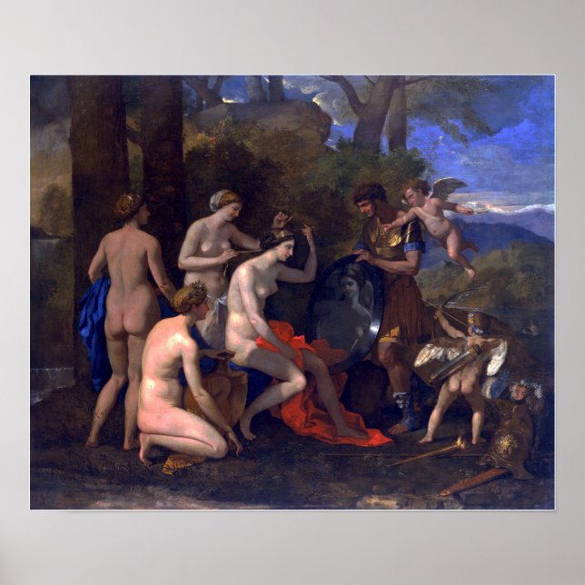 Poster Poussin - Marte E Vênus (Frente)