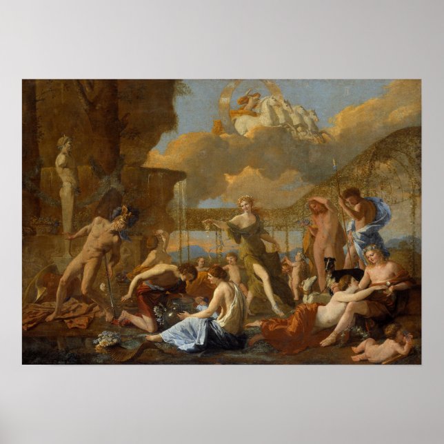 Poster Poussin - O Império da Flora (Frente)