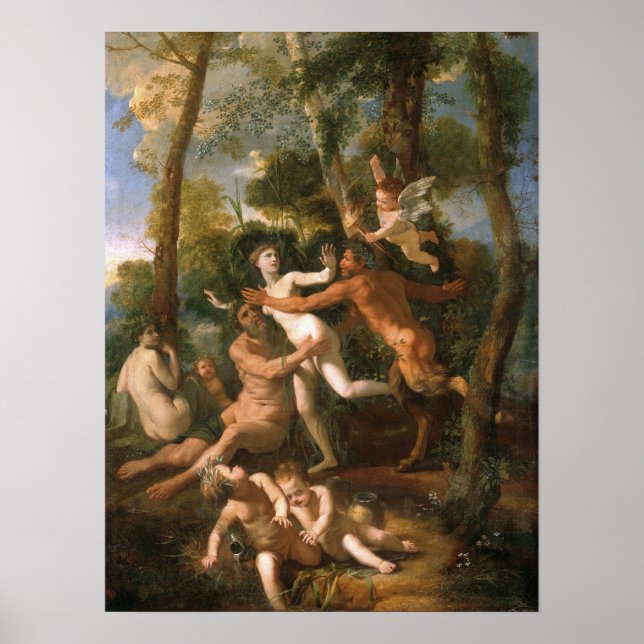 Poster Poussin - Pan E Syrinx (Frente)