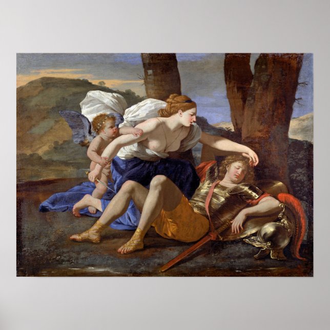 Poster Poussin - Rinaldo E Armida (Frente)
