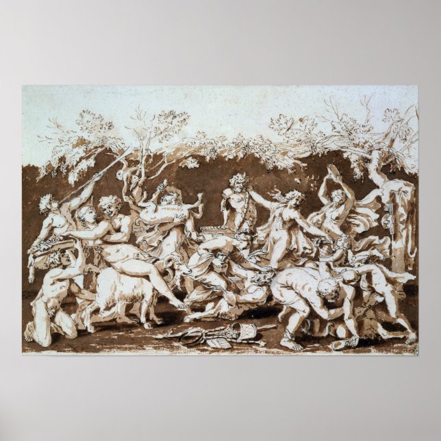 Poster Poussin - Triumph Of Pan (Frente)