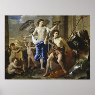 Poster Poussin - Triunfo de David