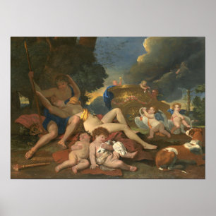 Poster Poussin - Vênus E Adonis