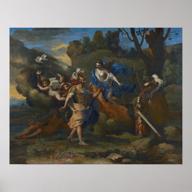Poster Poussin - Vênus Mostrando Suas Armas (Frente)