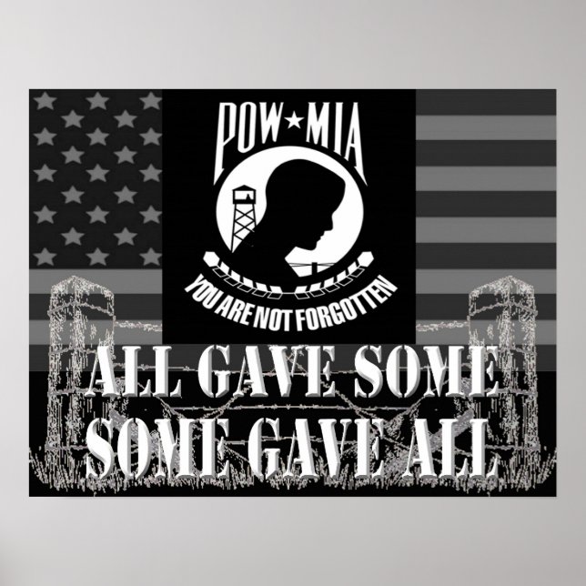 POSTER POW/MIA (Frente)