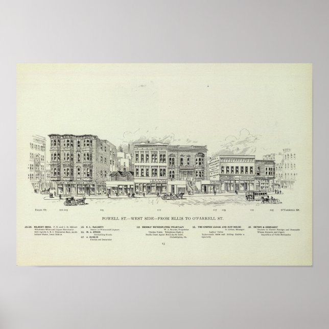Pôster Powell West side Ellis e O'Farrell (Frente)