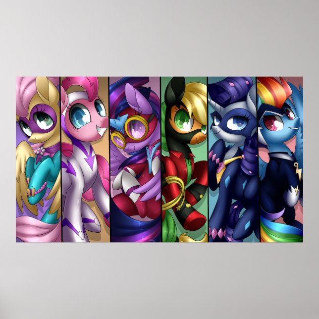 Pôster Power Ponies (Frente)