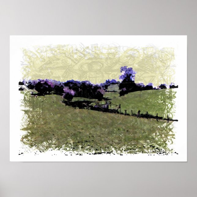 Poster Powys Doodle (Frente)