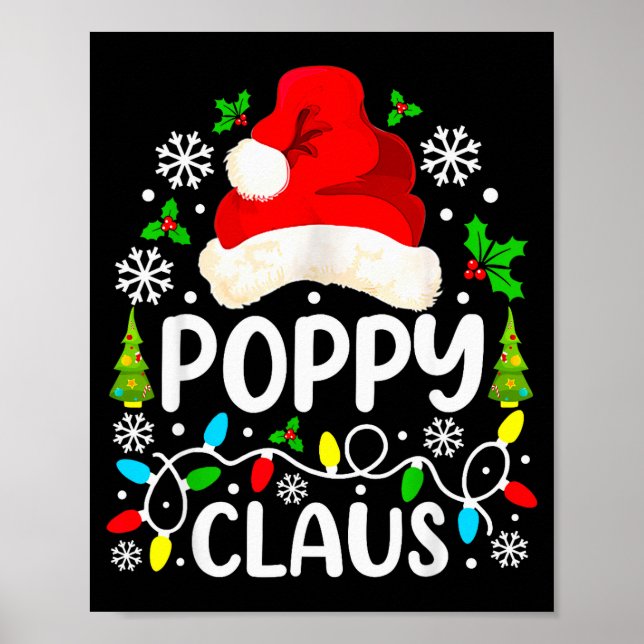 Poster Ppy Claus Funny Christmas Family Matching  (Frente)
