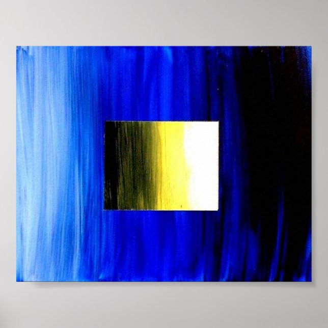 Pôster Praça Azul Design Legal 3D por Teo Alfonso (Frente)