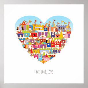 Pôster Praça da Aldeia Feliz