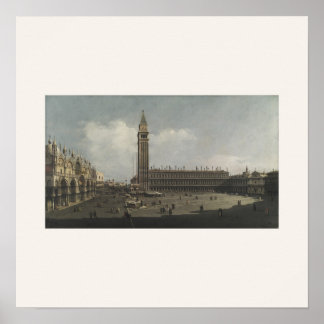 Poster Praça de São Marcos, Veneza Cartaz da Praça Bellot