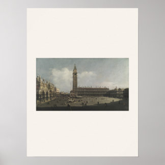 Poster Praça de São Marcos, Veneza por Bellotto - Arte Ur