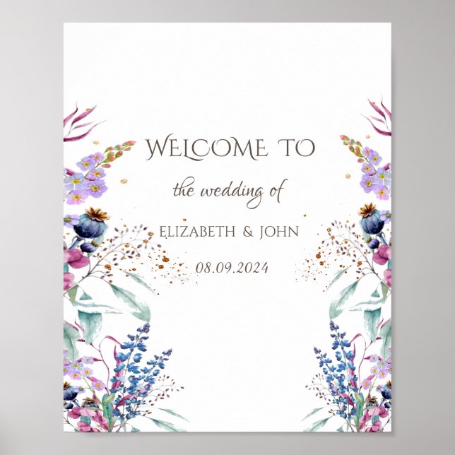 Poster Prado de Flores Silvestres (Frente)