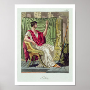 Pôster Praetor, no. 38 "de Roma antiga", gravada por L
