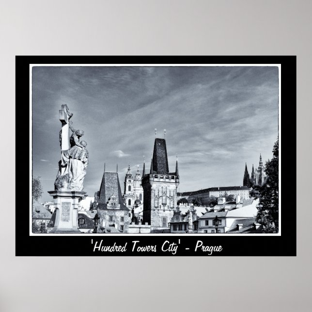 Poster Praga - Centenas de Torres Cidade (Poster) (Frente)