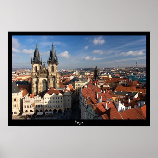 Poster Prague Cityscape (Frente)