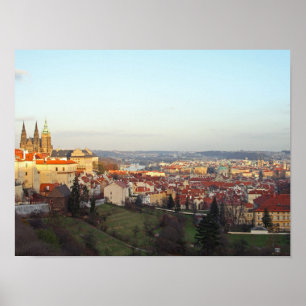 Poster Prague panorama