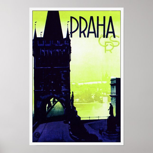 Poster Praha (Praga) (Frente)