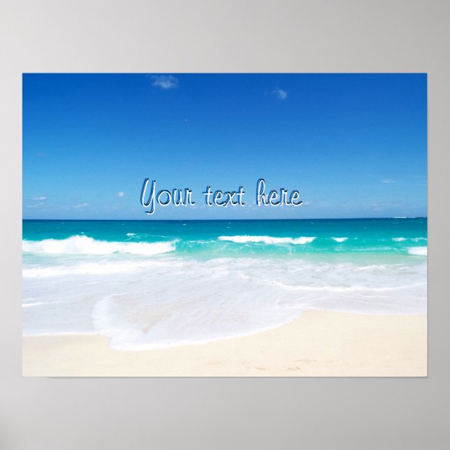 Pôster Praia (Frente)