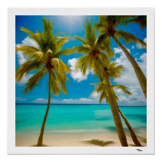 Pôster Praia (Frente)
