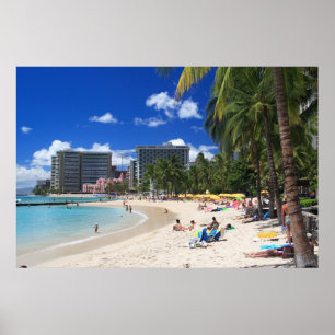 Pôster Praia 1 de Waikiki