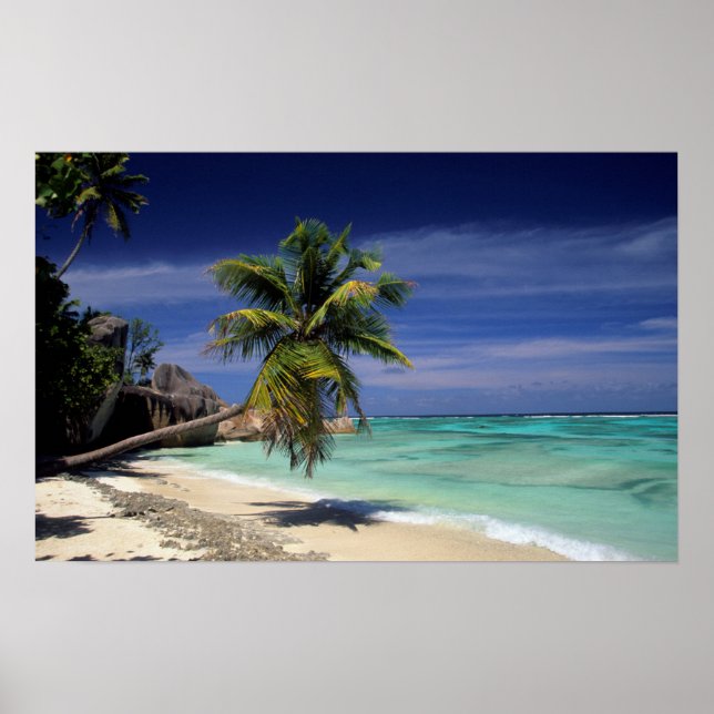 Pôster Praia Anse Sourse D'Argent, La Digue (Frente)