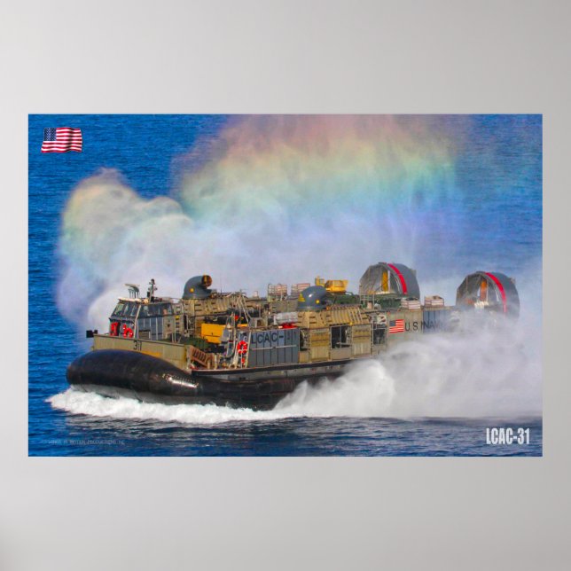 POSTER PRAIA ASSAULT - LCAC-31 (Frente)