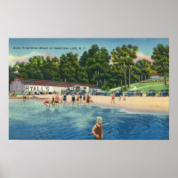 Praia Balnear de Ryall no Lago de Saratoga View
