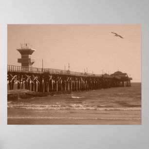 Poster Praia CA do selo