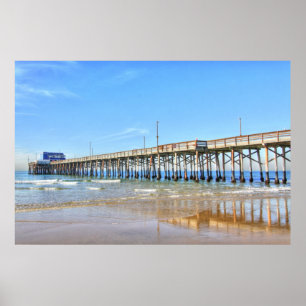 Pôster Praia Califórnia de Newport