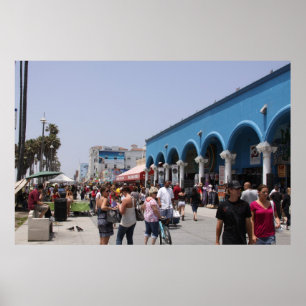 Pôster Praia Califórnia de Veneza