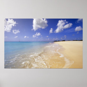 Pôster Praia da Baía Baixa, Barbuda, Antígua
