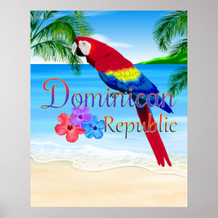 Poster Praia da República Dominicana