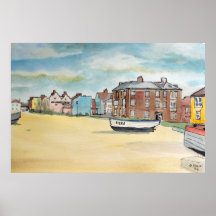 Praia de Aldeburgh – Arte na Parede Costeira