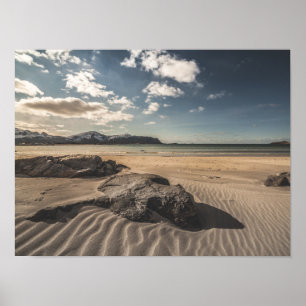 Poster Praia de Areia de Lofoten