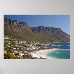 Pôster Praia de Camps Bay e Twelve Apostles