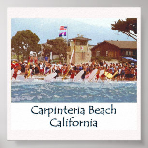 Pôster Praia de Carpinteria