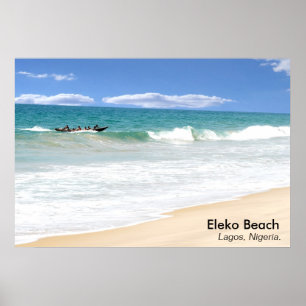 Pôster Praia de Eleko, Lagos, Nigéria